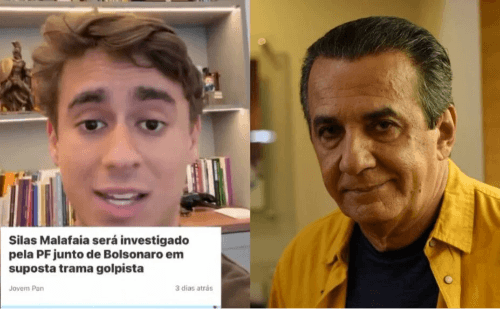 Nikolas Ferreira repudia ação do STF contra Malafaia e fala em perseguição