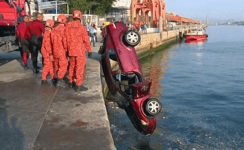 Homem de 62 anos some após carro cair na Baía de Guanabara, no RJ