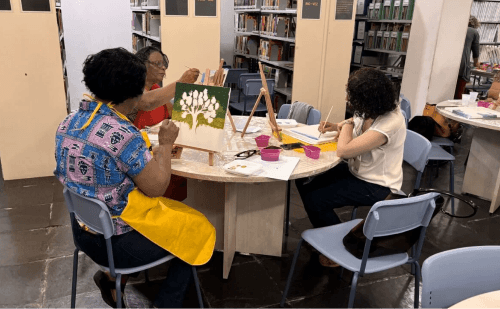 Mulheres de Ipatinga exibem obras autorais em mostra inédita na biblioteca
