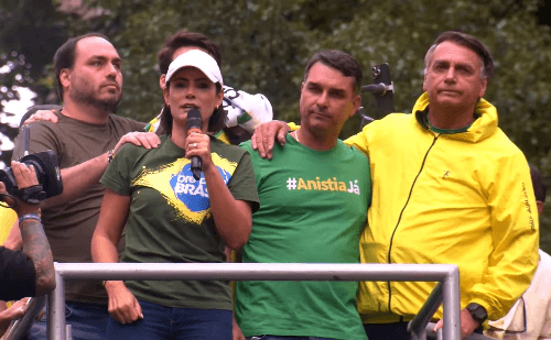 Michelle Bolsonaro e Malafaia mobilizam apoiadores em ato na Paulista neste 7 de setembro