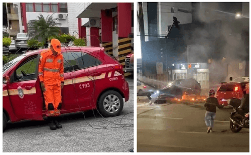 Após morte em BH, bombeiro ensina técnica contra choque de alta tensão