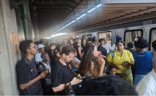 Falha elétrica interrompe circulação do Metrô Rio entre Pavuna e Maria da Graça