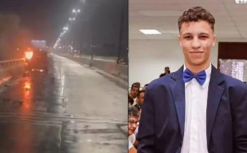 Jovem entregador morre ao ser jogado de ponte por motorista na contramão