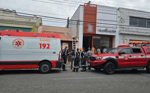 Homem é eletrocutado em telhado de loja no interior de SP