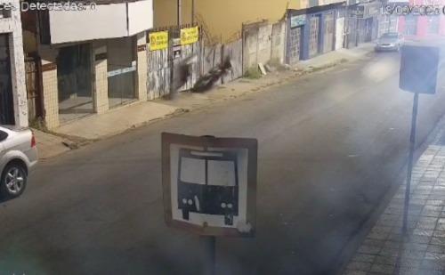 Vídeo: motociclista morre em curva após perder controle da direção  em Ipatinga