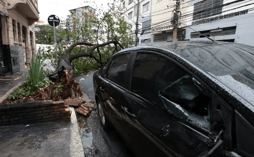 Grande São Paulo enfrenta caos após rajadas de vento e apagão generalizado