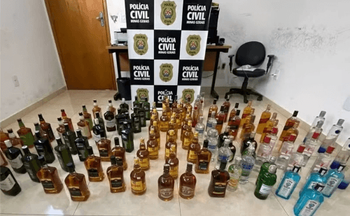 Apreensão de bebidas falsificadas alerta sobre riscos no consumo