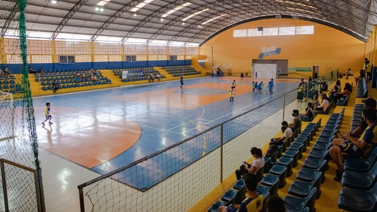Jogos Infantis Municipais retornam com quadra poliesportiva revitalizada
