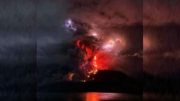 Erupções no vulcão Ruang alertam para possível tsunami na Indonésia